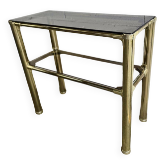Vintage “gold” console table / side table / shelf