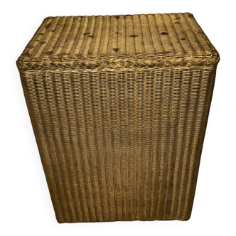 Lloyd Loom Gold Rattan Laundry Hamper