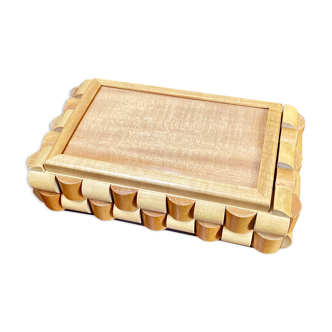 Wooden and bamboo box