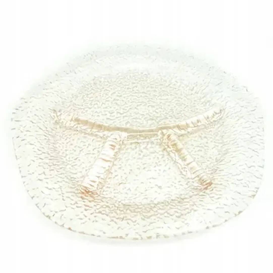 Appetizer platter, modernism, rose glass, designed by J.S. Drost, Ząbkowice, Poland, 1970s