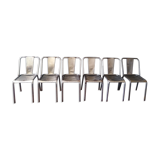 6 Tolix bistro chairs