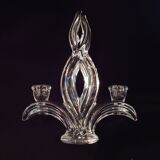 Two-light crystal chandelier Vannes Le Chatel A482