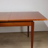 Vintage extendable teak dining table, 1960s