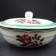 Digoin's soup maker - Mireille model - Rose decoration and green liseret - circa 1940