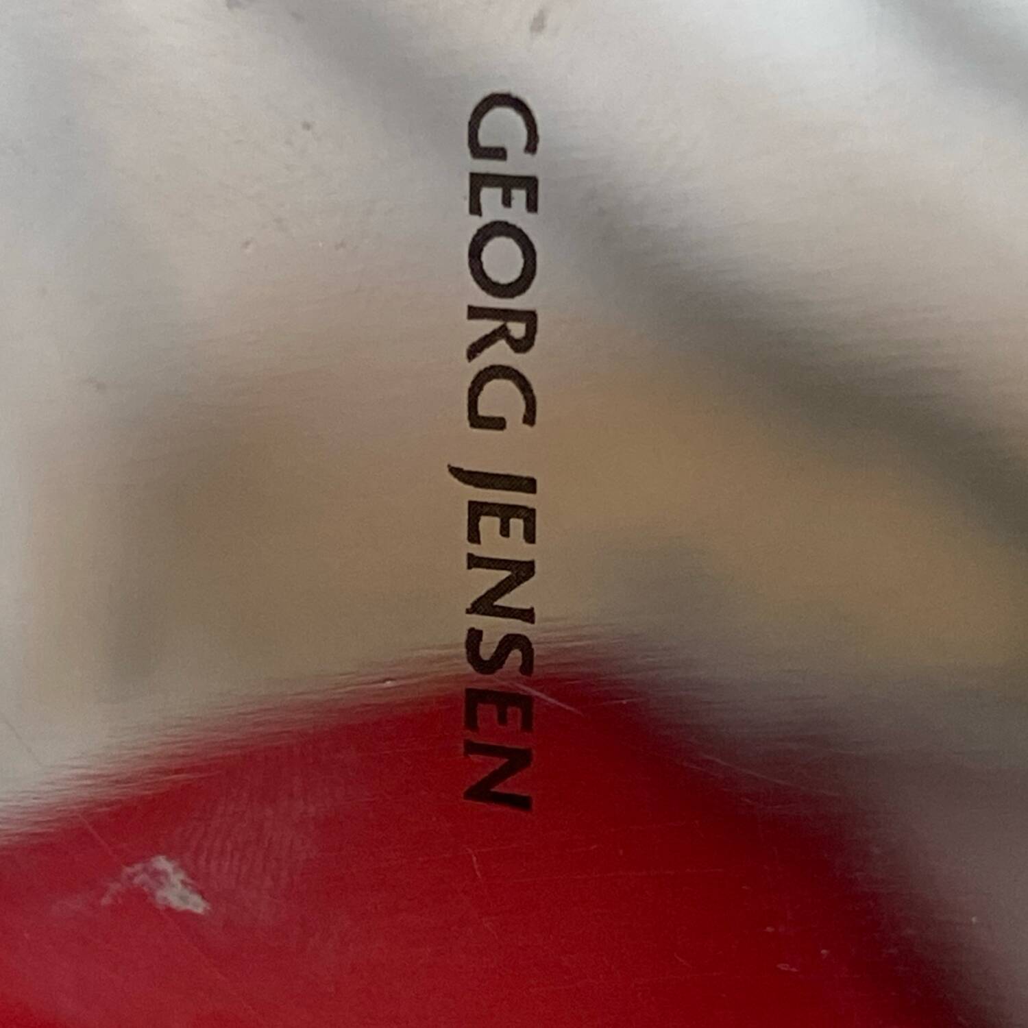 Vase acier poli de Constantin Wortmann pour Georg Jensen enn2000