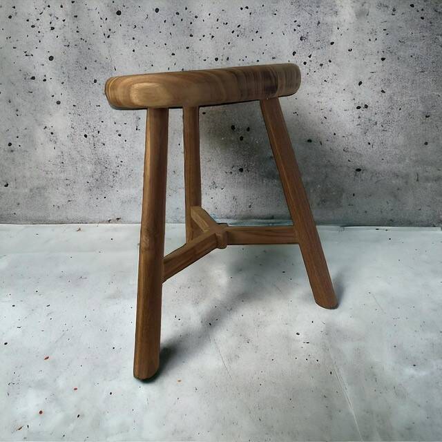 Teak wood stool