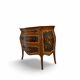 Wooden bedroom suite with inlays in mid-century Italian style, by Pacifici Prete, Rome.