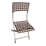 3 wrought iron chairs