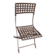 3 chaises en fer forgé