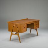 Mid-Century Danish Teak Desk by Svend Åge Madsen for Sigurd Hansen, 1950s