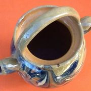 Année 1940 Chevrette / Cruche à eau provençale terre cuite émaillée