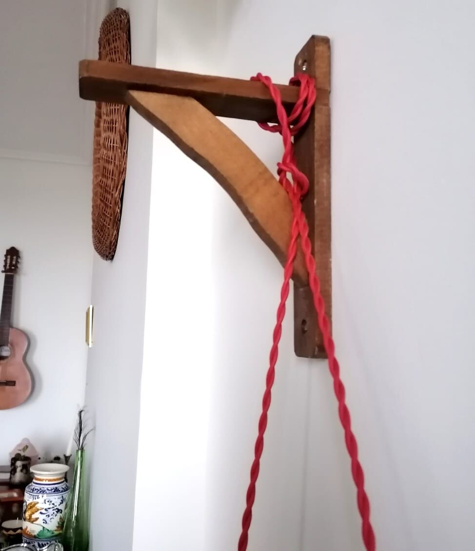 1950s opaline portable lamp