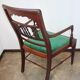 A mahogany armchair from the turn of the 19th and 20th centuries