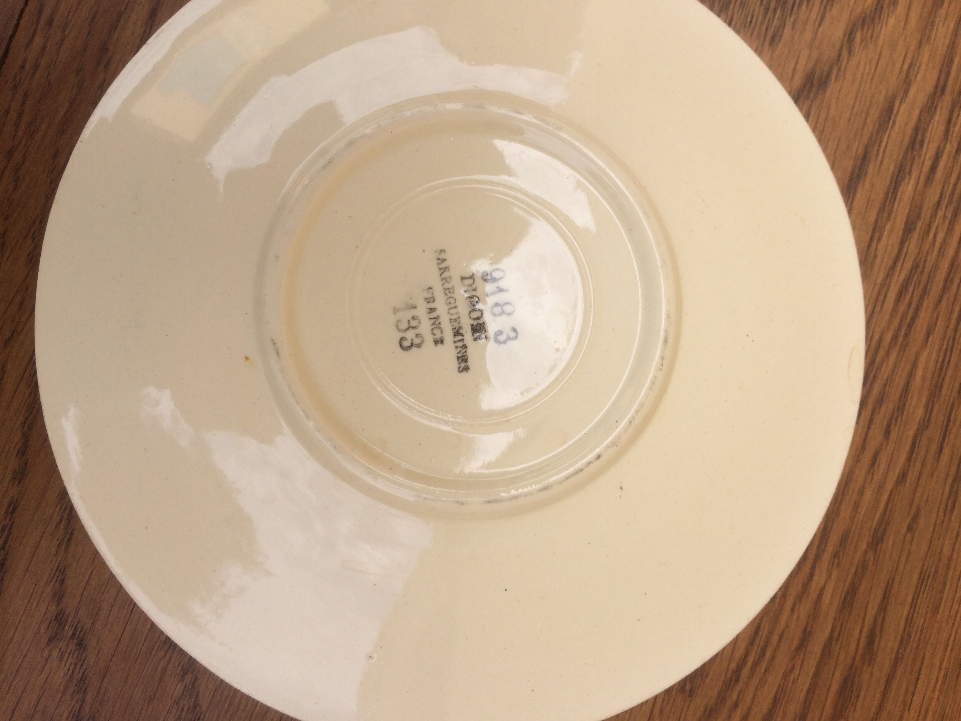 Digoin Sarreguemines coffee cups