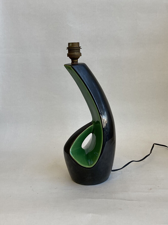 Ceramic lamp freeform 1950