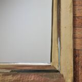 Miroir psyché en laiton martelé, artisanat marocain