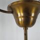 Lustre en verre de Murano et laiton avec double support
