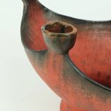 Keramik schale mit kerzenhaltern kunstkeramik conny walther denmark 60s