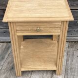 Restored oak bedside table