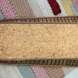 Vintage rattan mirror