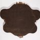 Medium vintage mirror in dark brown wood, Europe, 1960.