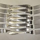 Deetjen Forks Silver Metal Net Goldsmith's Punch Service X 12