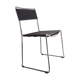 Chaise cuir et chrome