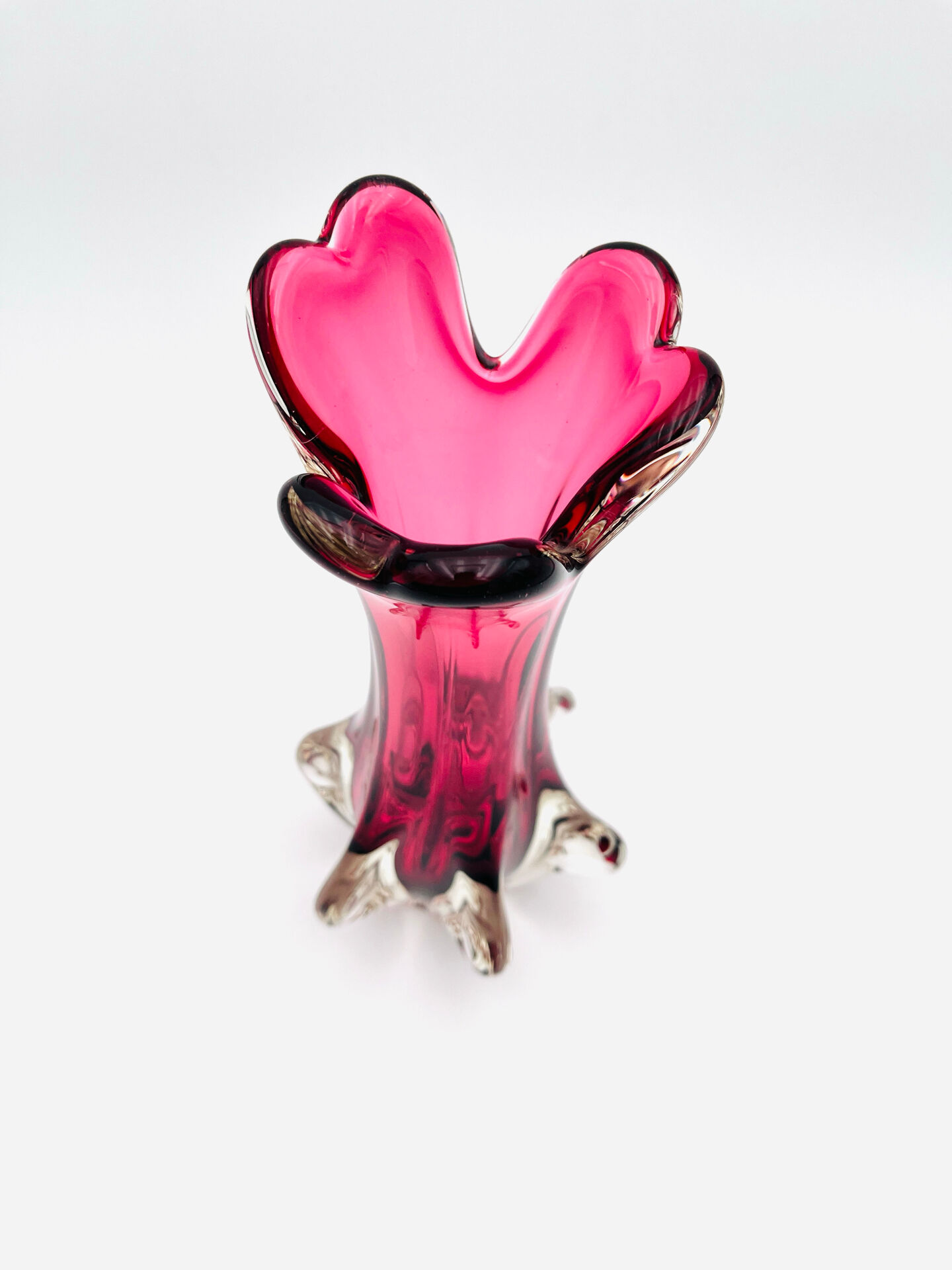 Grand Murano Vase "Chambord" – Fratelli Toso – Sommerso Ruby - 1960