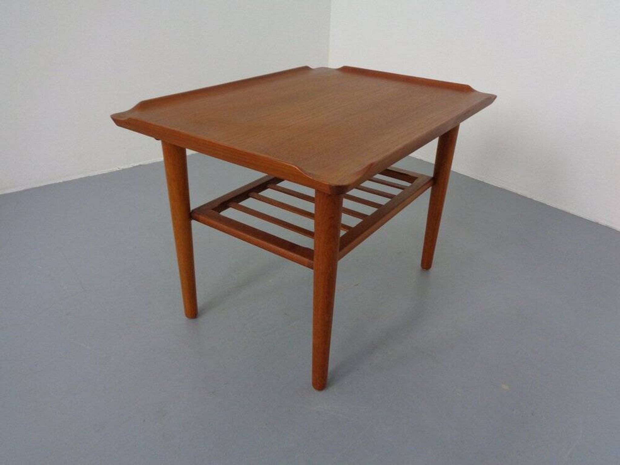Teak Coffee Table by Holger Georg Jensen for Kubus, Denmark, 1960s