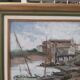 Marine oil on canvas signed