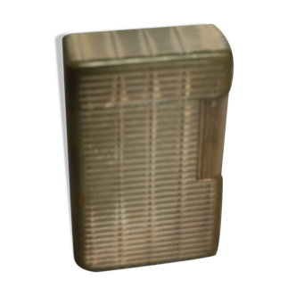 Briquet en plaqué or 20 µ guilloché ST Dupont Paris 1980