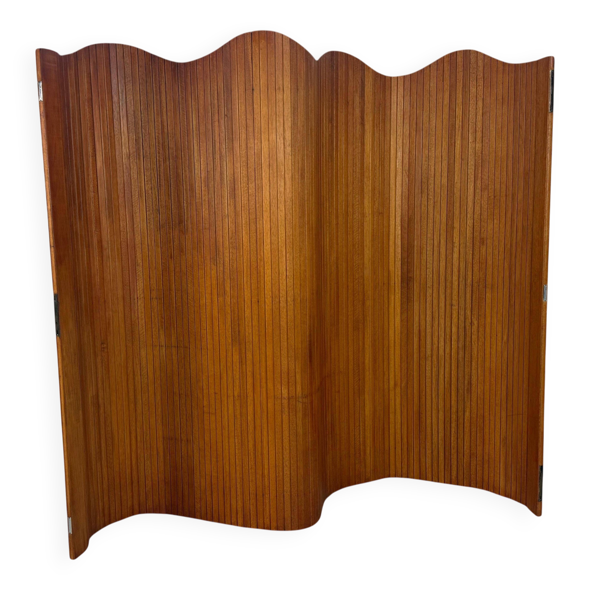 Pine Wood Room Divider by S.N.S.A., France, 1930s