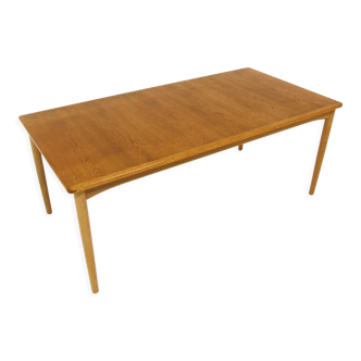 Scandinavian teak and oak coffee table, Sweden, 1960