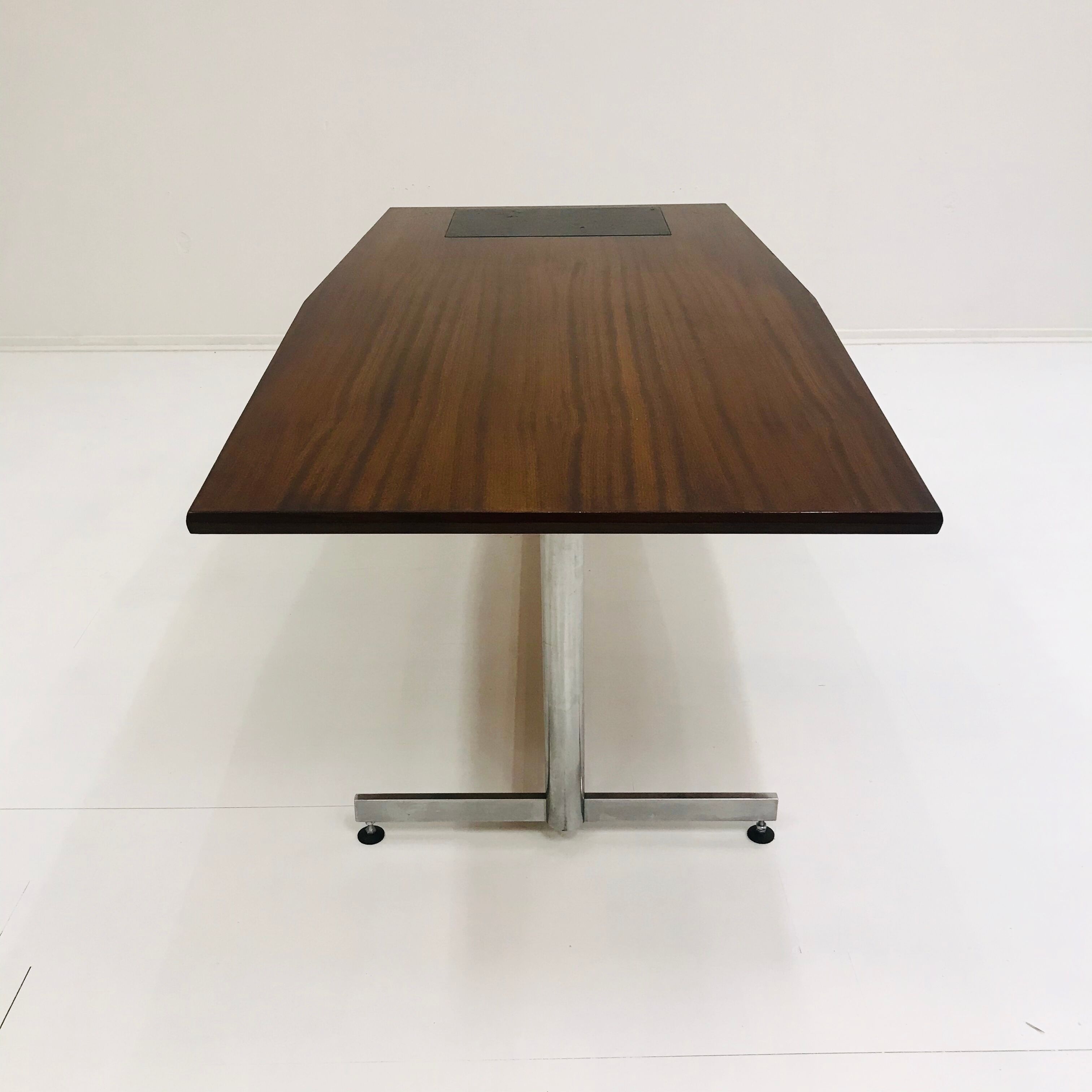 Mid Century Danish Rosewood Writing Desk or Conferance Table, 1970s.