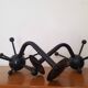 Set of 2 black Sputnik coat racks