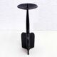 Brutalist metal candle holder