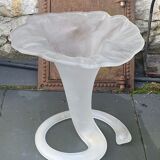 Corolla vase in antique frosted glass