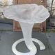Corolla vase in antique frosted glass