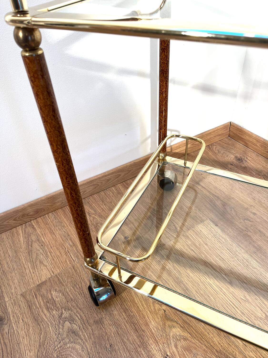 Vintage Lancel bar cart