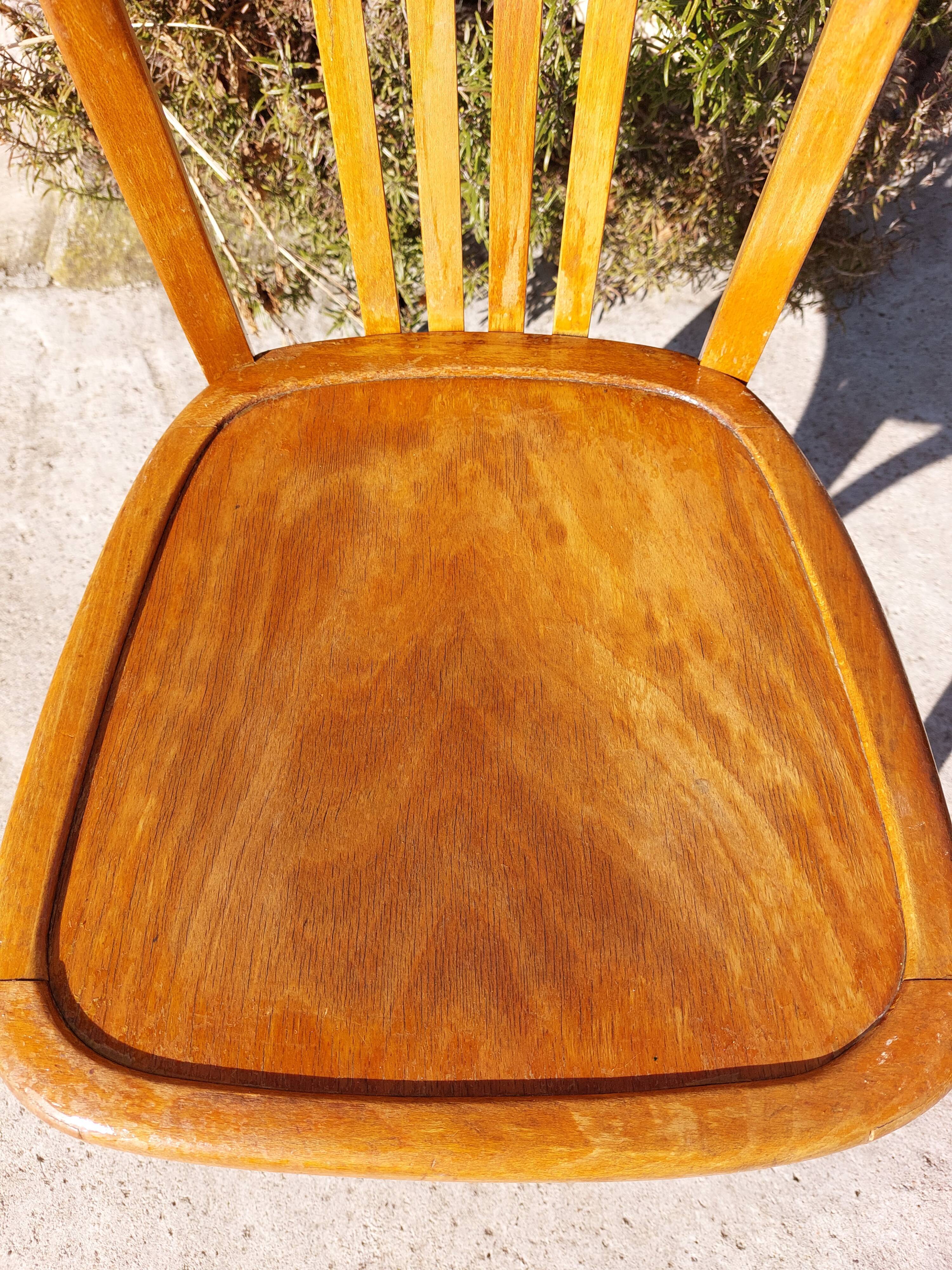 golden oak Stella chair