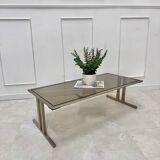 Table basse verre fumé
