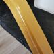 Vintage Beech Wood Dining Chair: 1970s Space Age Black Fabric