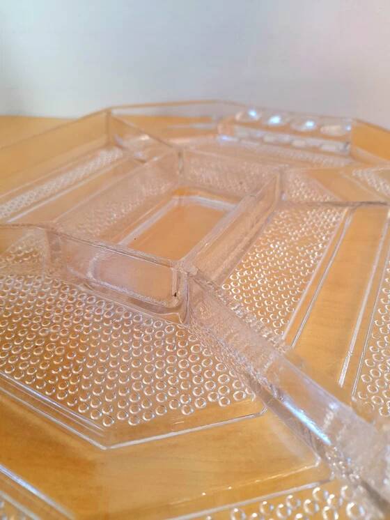 Art Deco compartmentalized tray