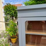 Wardrobe with 1 glass door, late 19th century