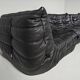 Togo black leather sofa, original, Michel Ducaroy, Ligne Roset, 1980