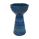 1950 1960 Rimini Blu Aldo London Diamond Bitossi ceramic candleholder