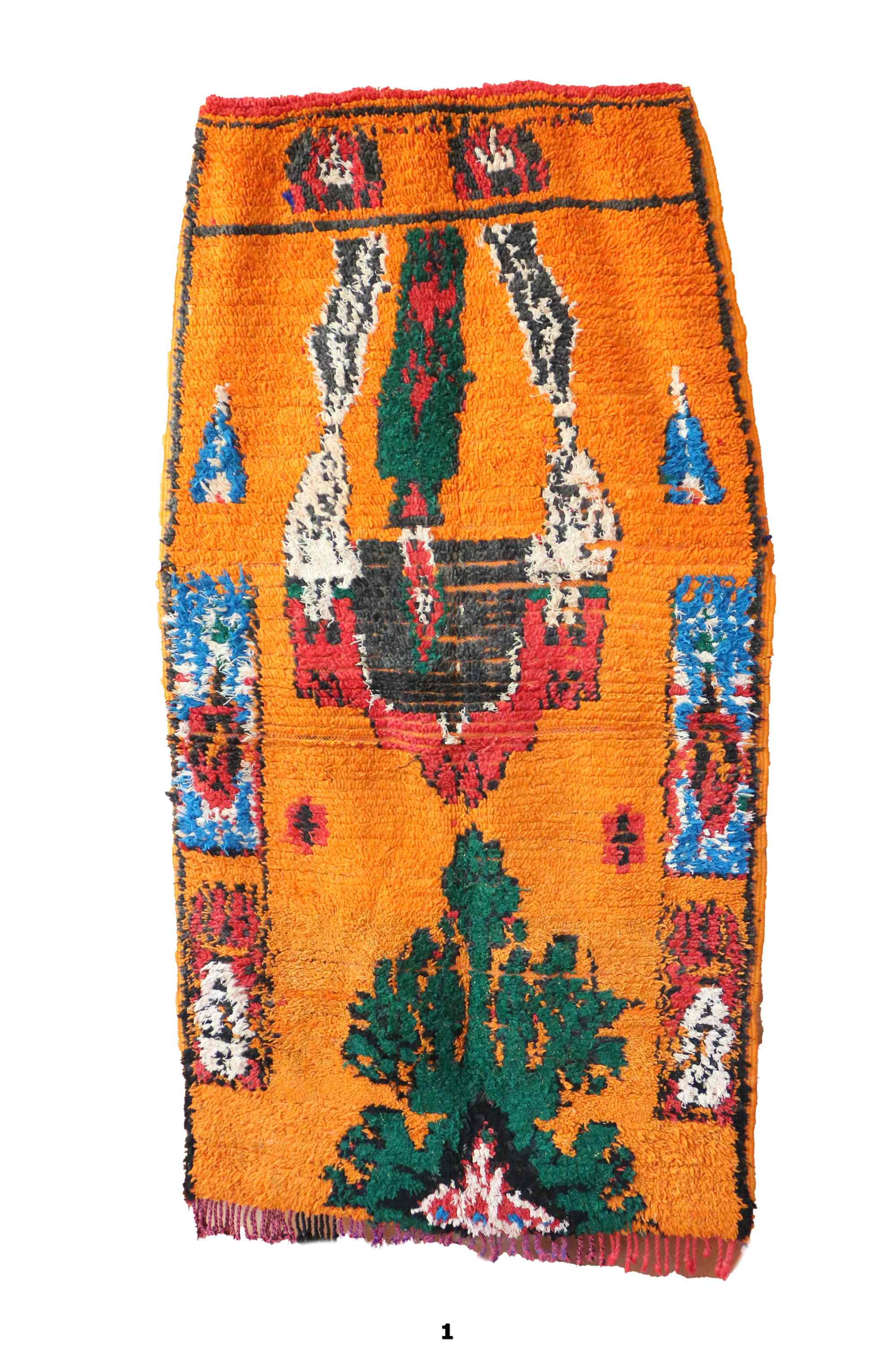 Moroccan Berber carpet - 98 x 187 cm