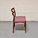 5x chaises de salle à manger en teck par johannes andersen pour uldum, années 1960