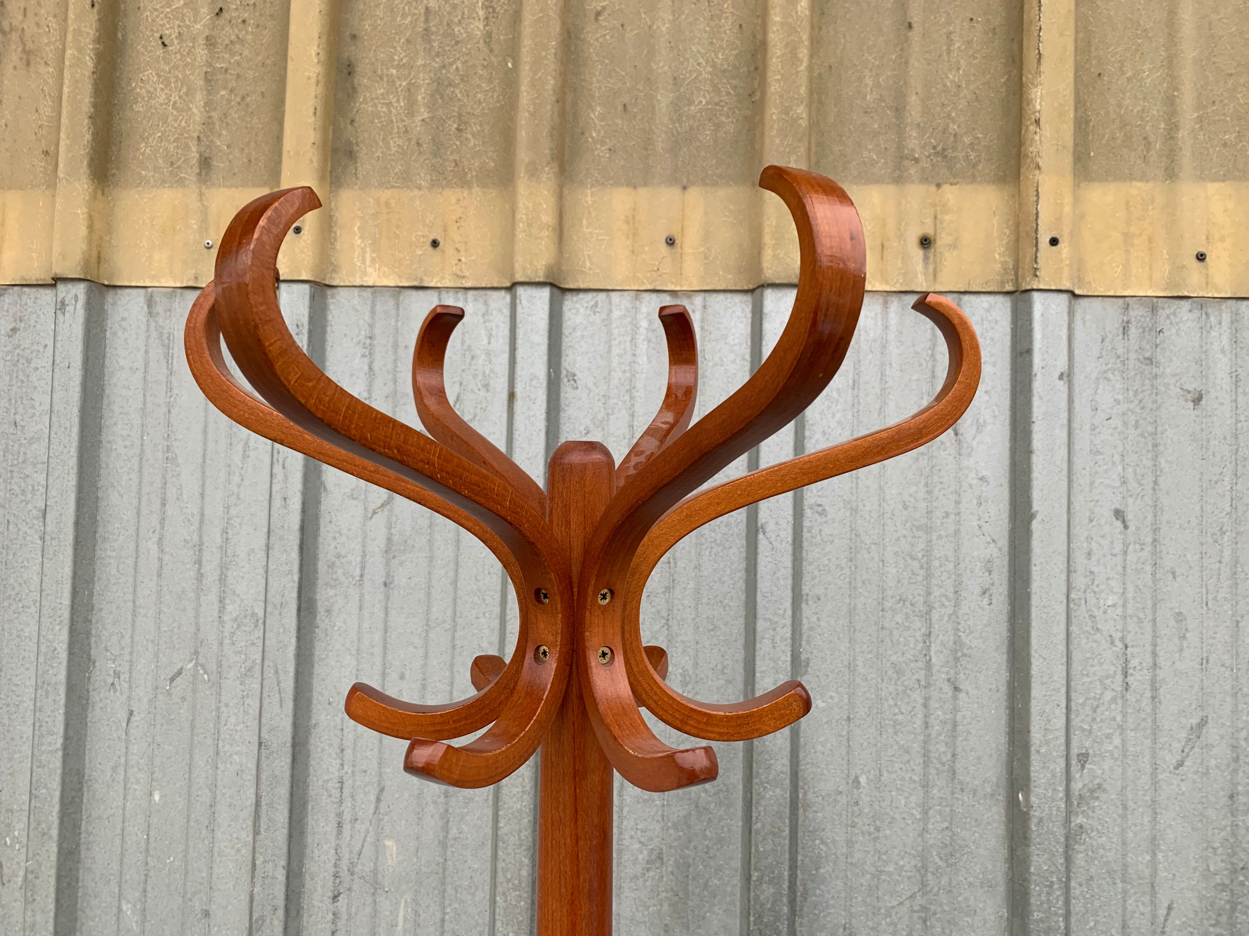 Old Baumann parrot coat rack