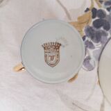 Limoges gold cups and saucers